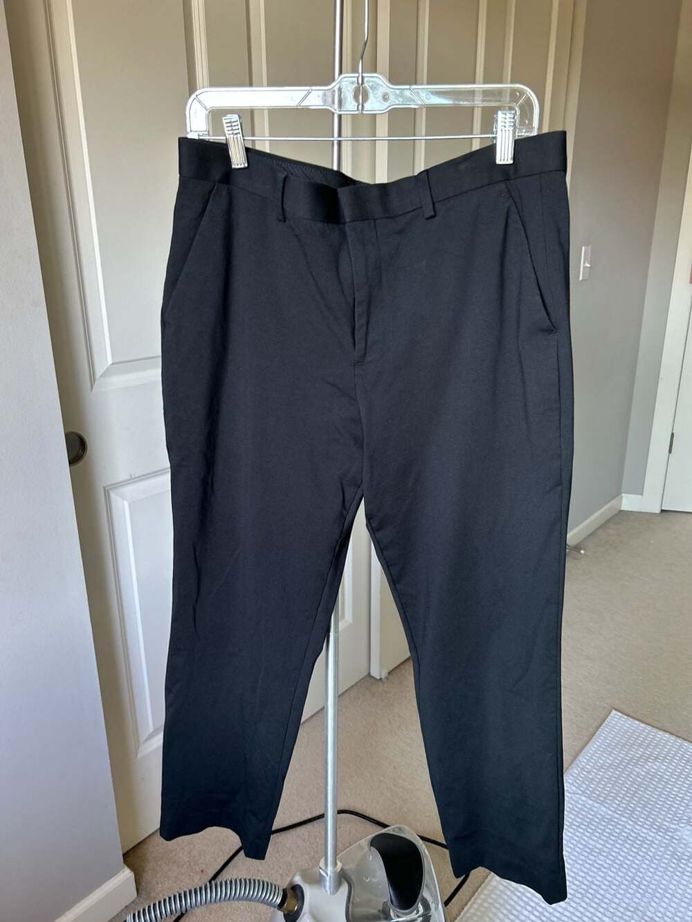 Express Mens Slim Fit Dress Pants 33x30 Black